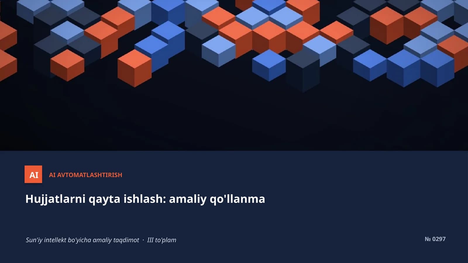 AI AVTOMATLASHTIRISH