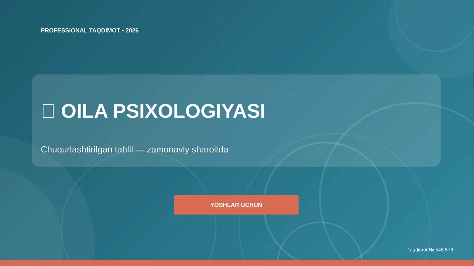 OILA PSIXOLOGIYASI