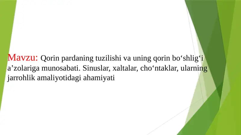 Qorinparda(peritoneum)