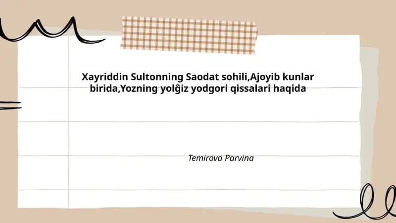 Saodat sohili