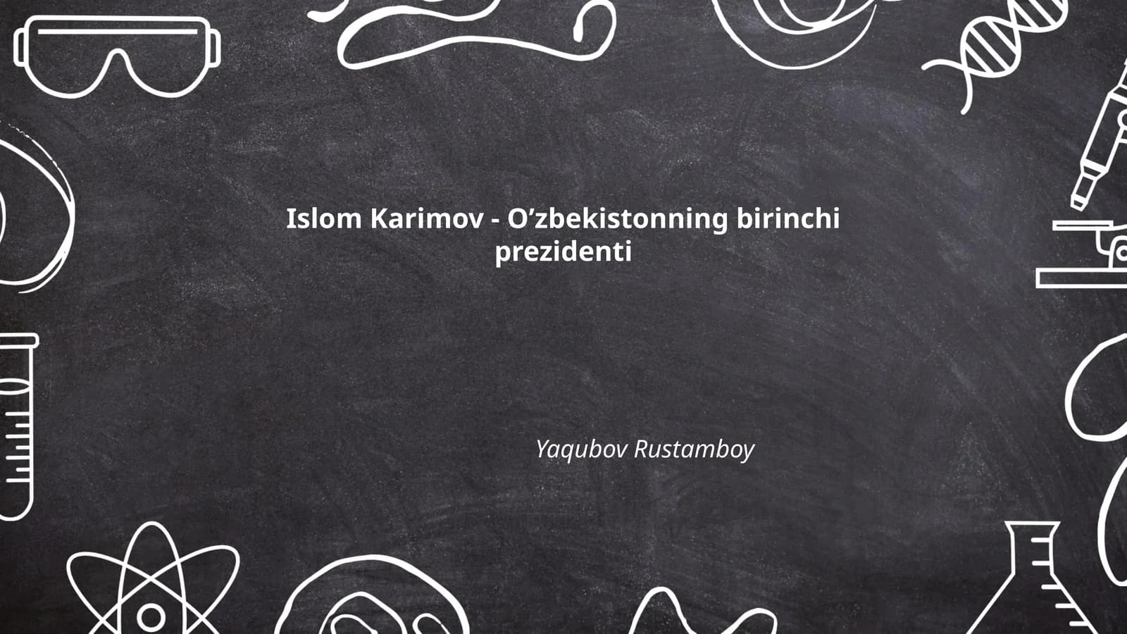 Islom Karimovning hayot tarixi