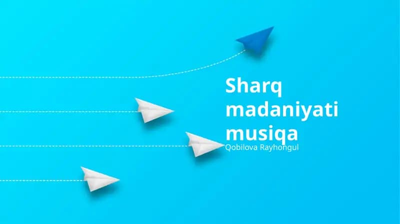 Sharq madaniyati musiqa