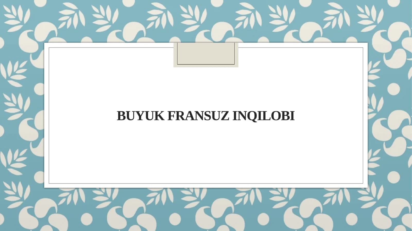 Buyuk fransuz inqilobi
