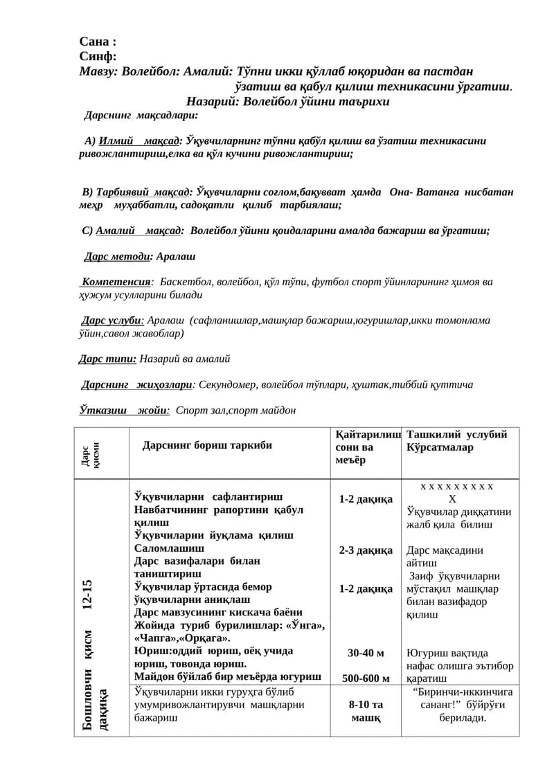Волейбол: Амалий