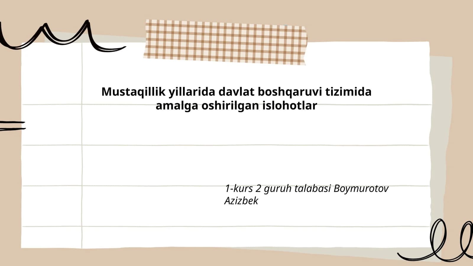 Davlat boshqaruv tizimi