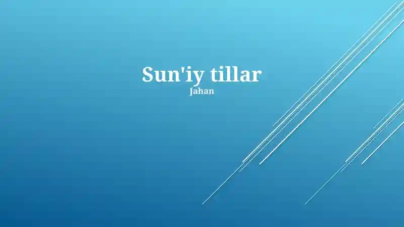 Sun'iy tillar