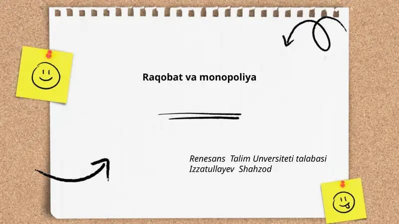 Raqobat va monopoliya