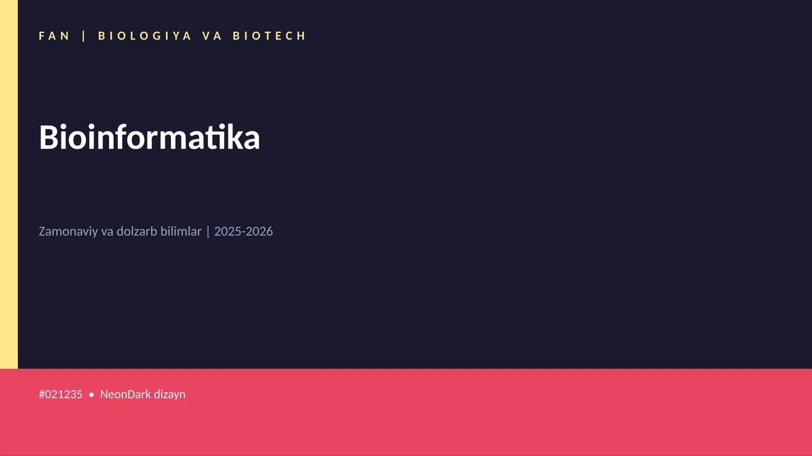 Bioinformatika