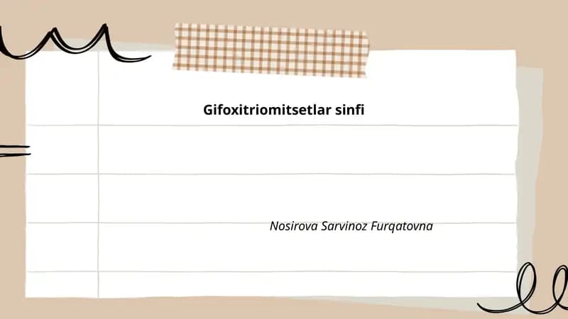 Gifoxitriomitsetlar sinfi