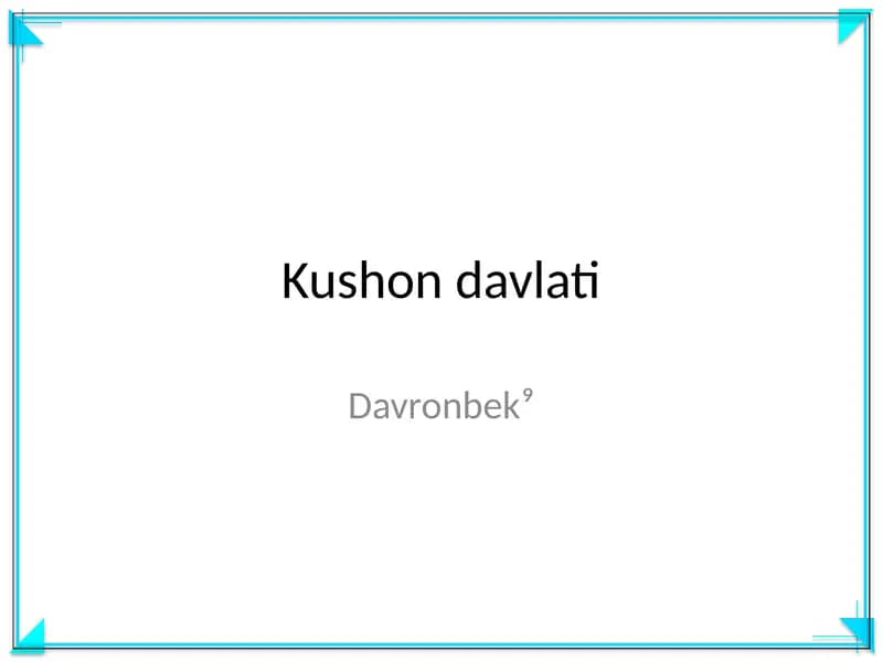 Kushon davlati