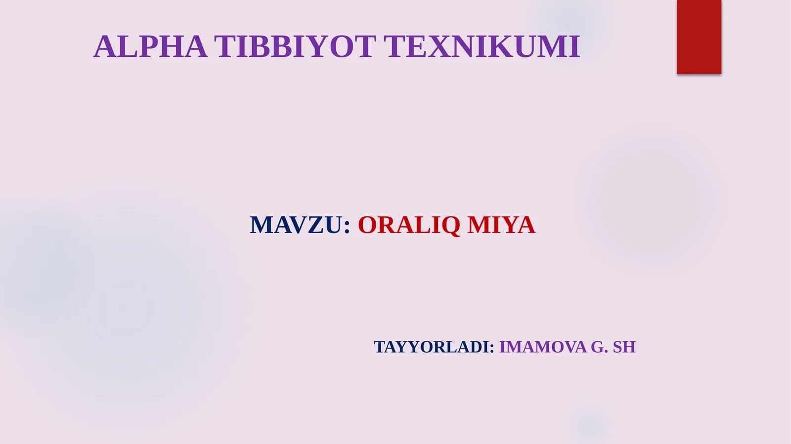 Oraliqmiya