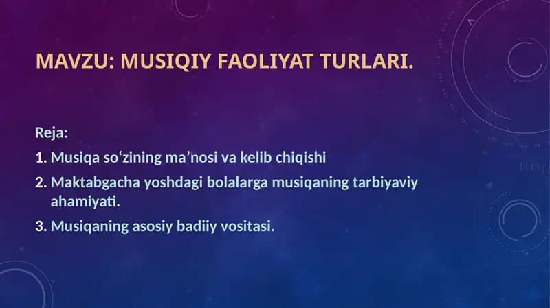 Musiqa (Music)