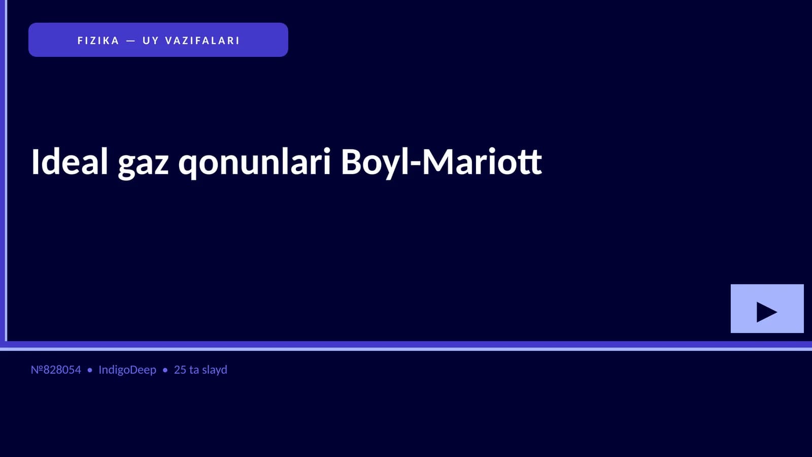 Ideal gaz qonunlari Boyl-Mariott