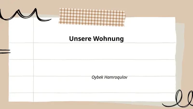 Unsere Wohnung