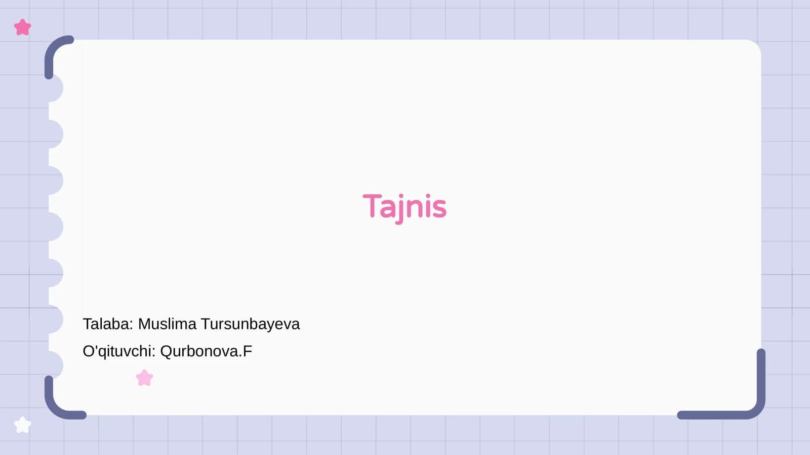 Tajnis