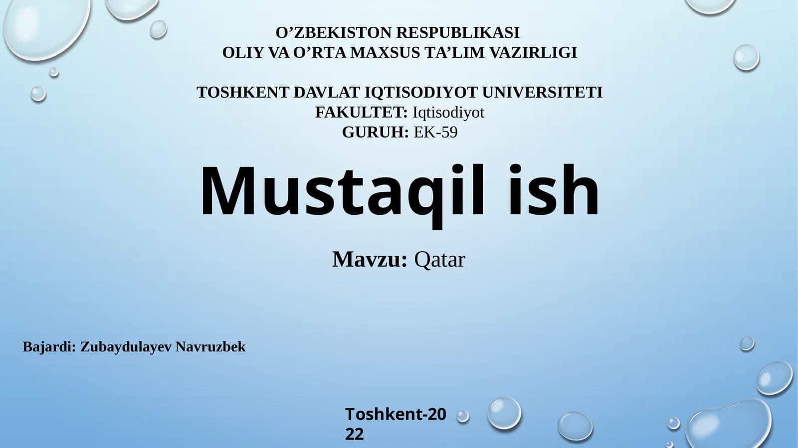 Mustaqilish