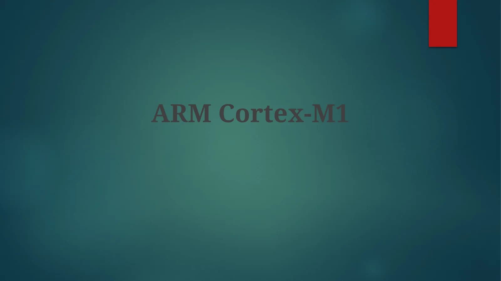 Cortex-M1