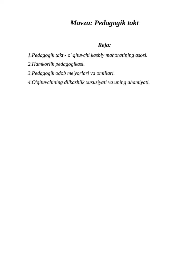 Pedagogik takt