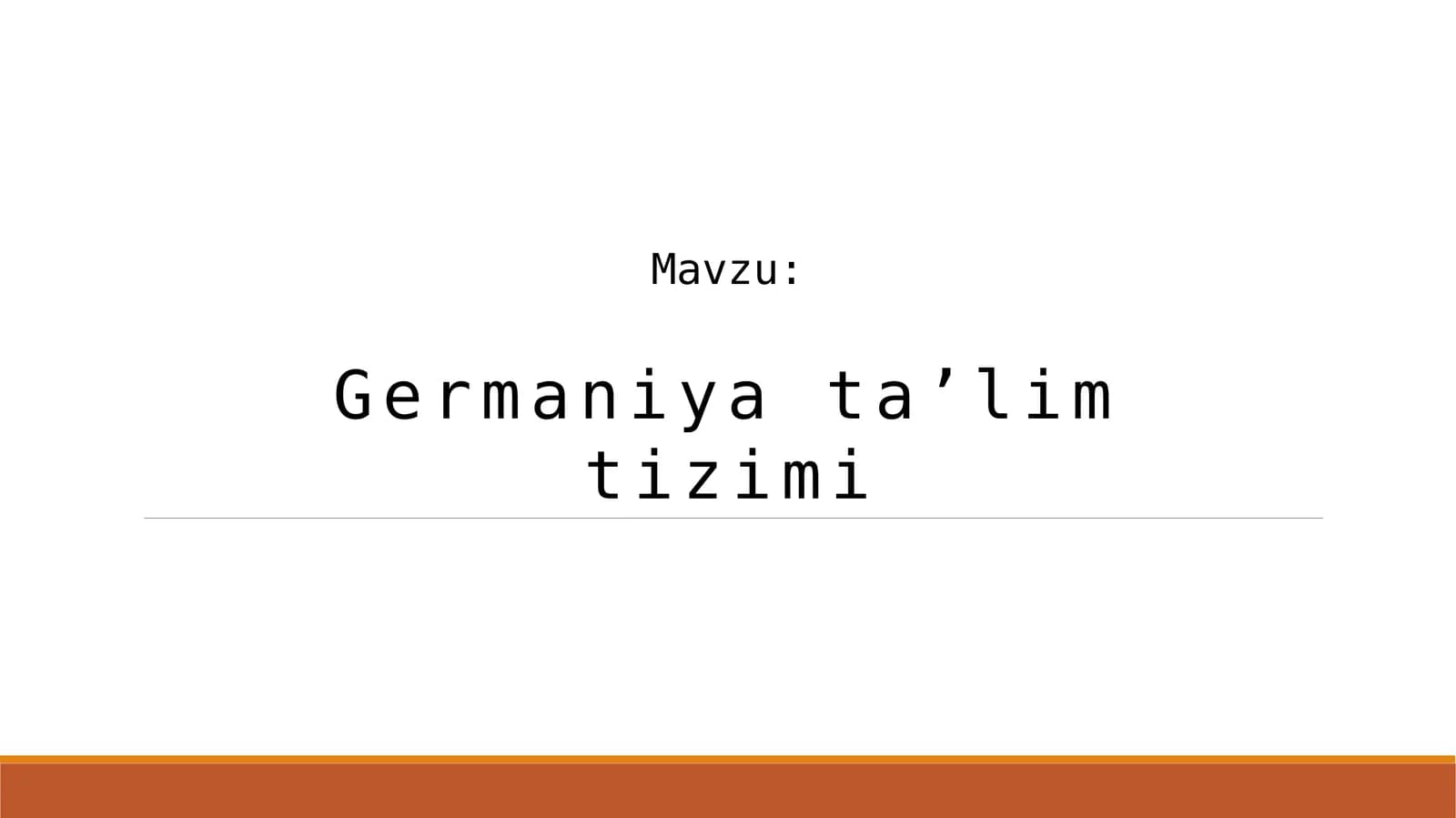 Germaniya ta’lim tizimi