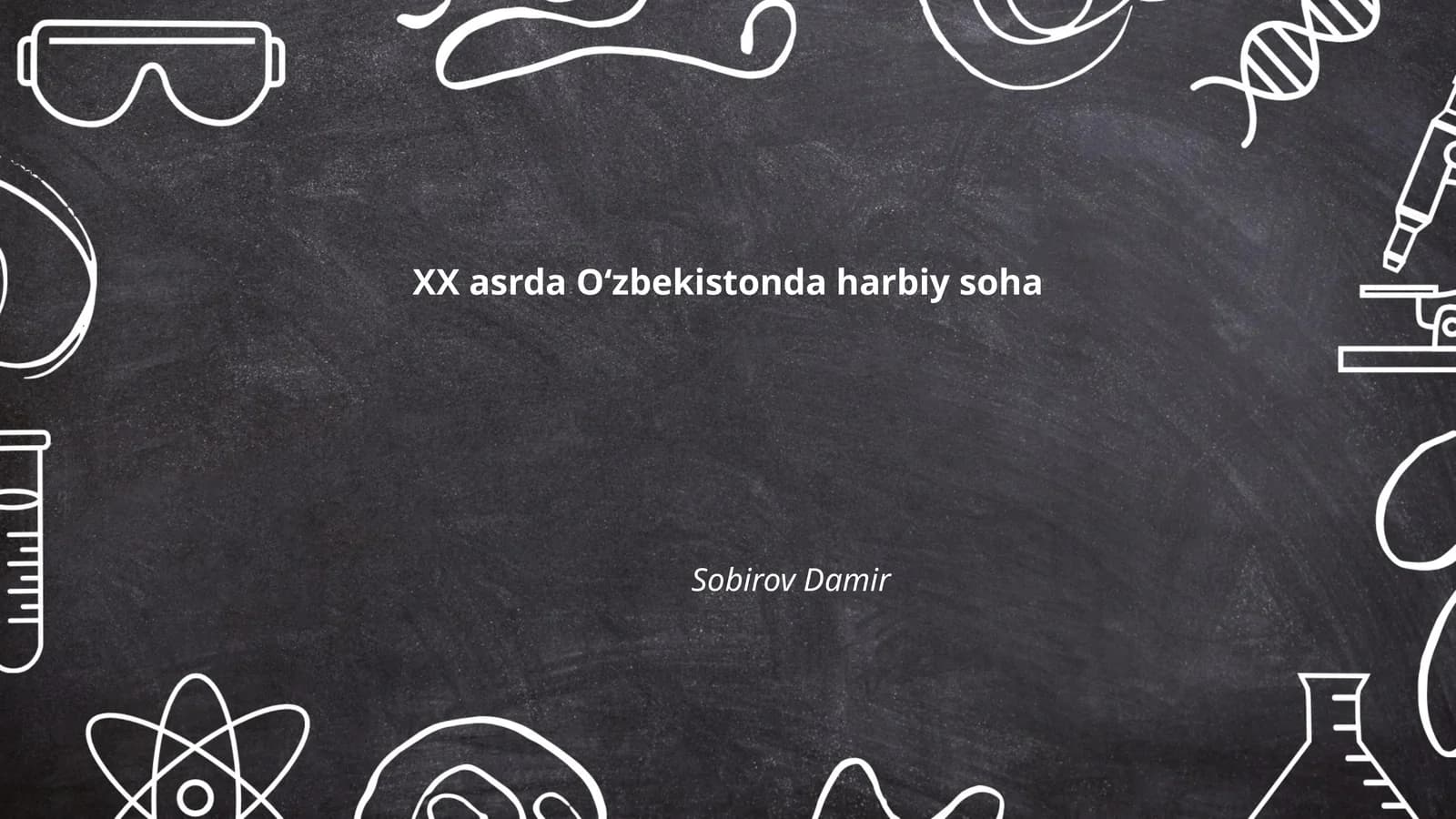 XX asrda Oʻzbekistonda harbiy soha