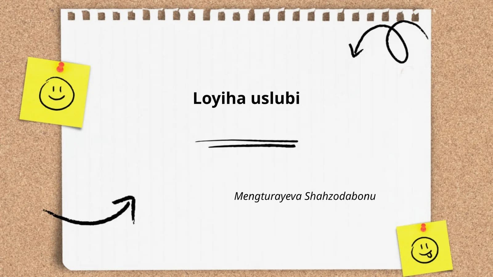Loyiha uslubi