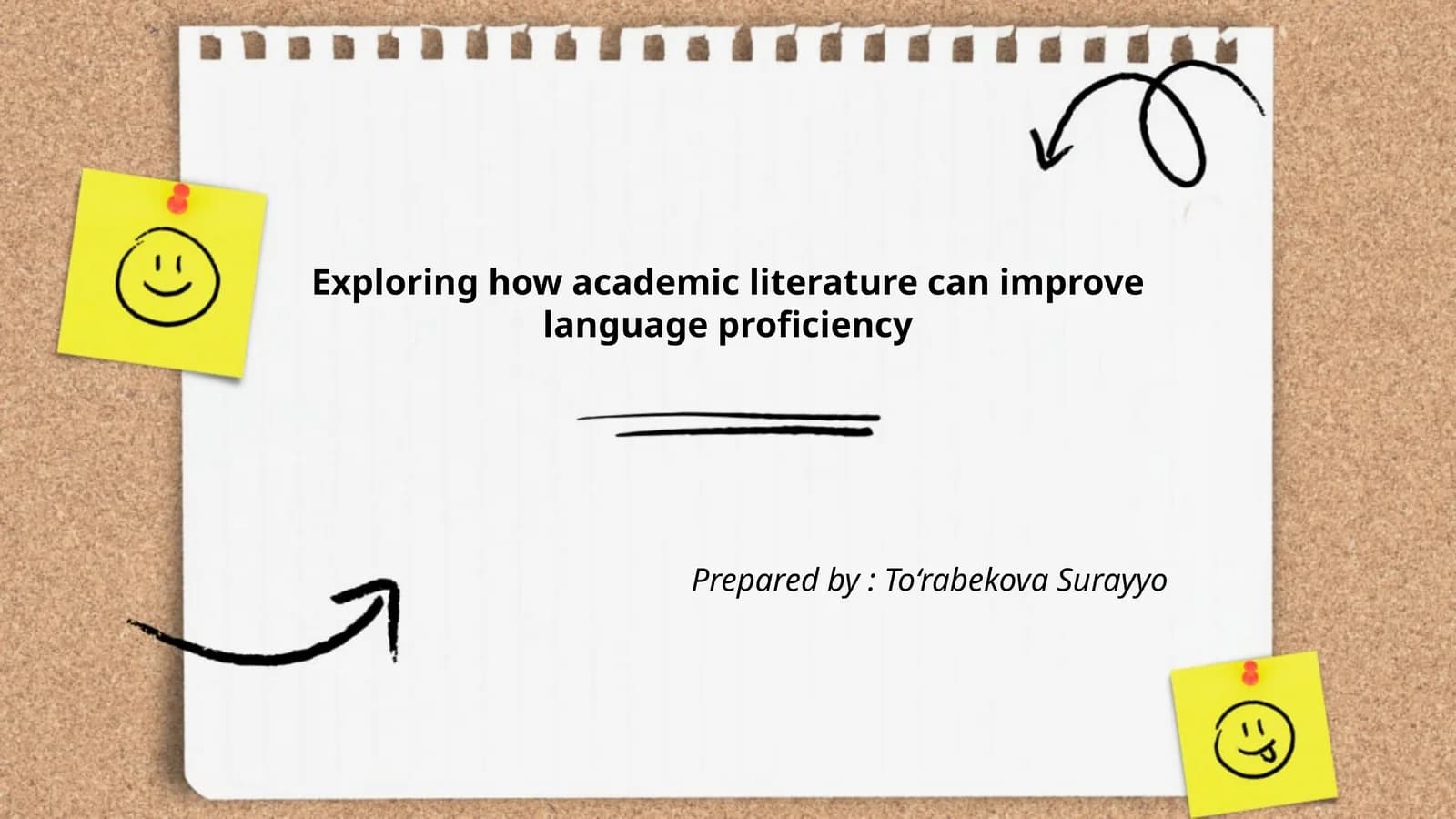 Exploring how academic literature can improve language proficiency