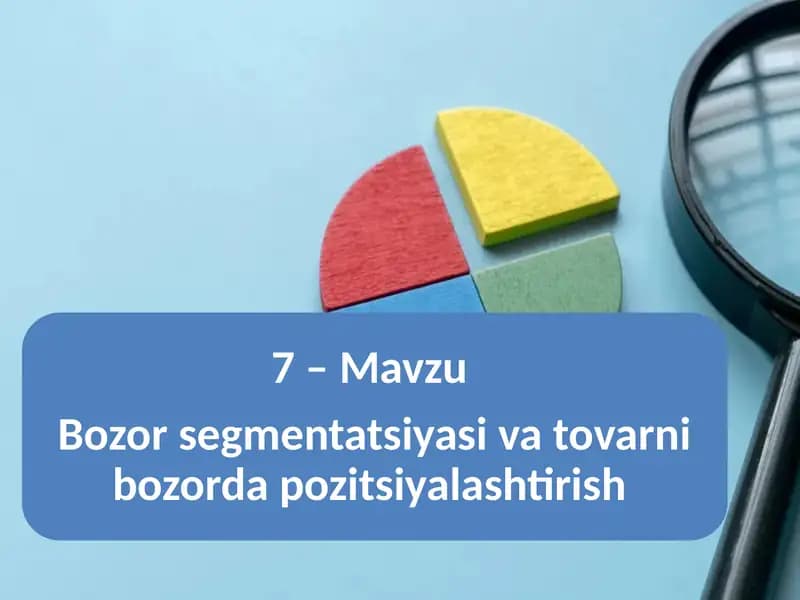 Bozor segmentatsiyasi
