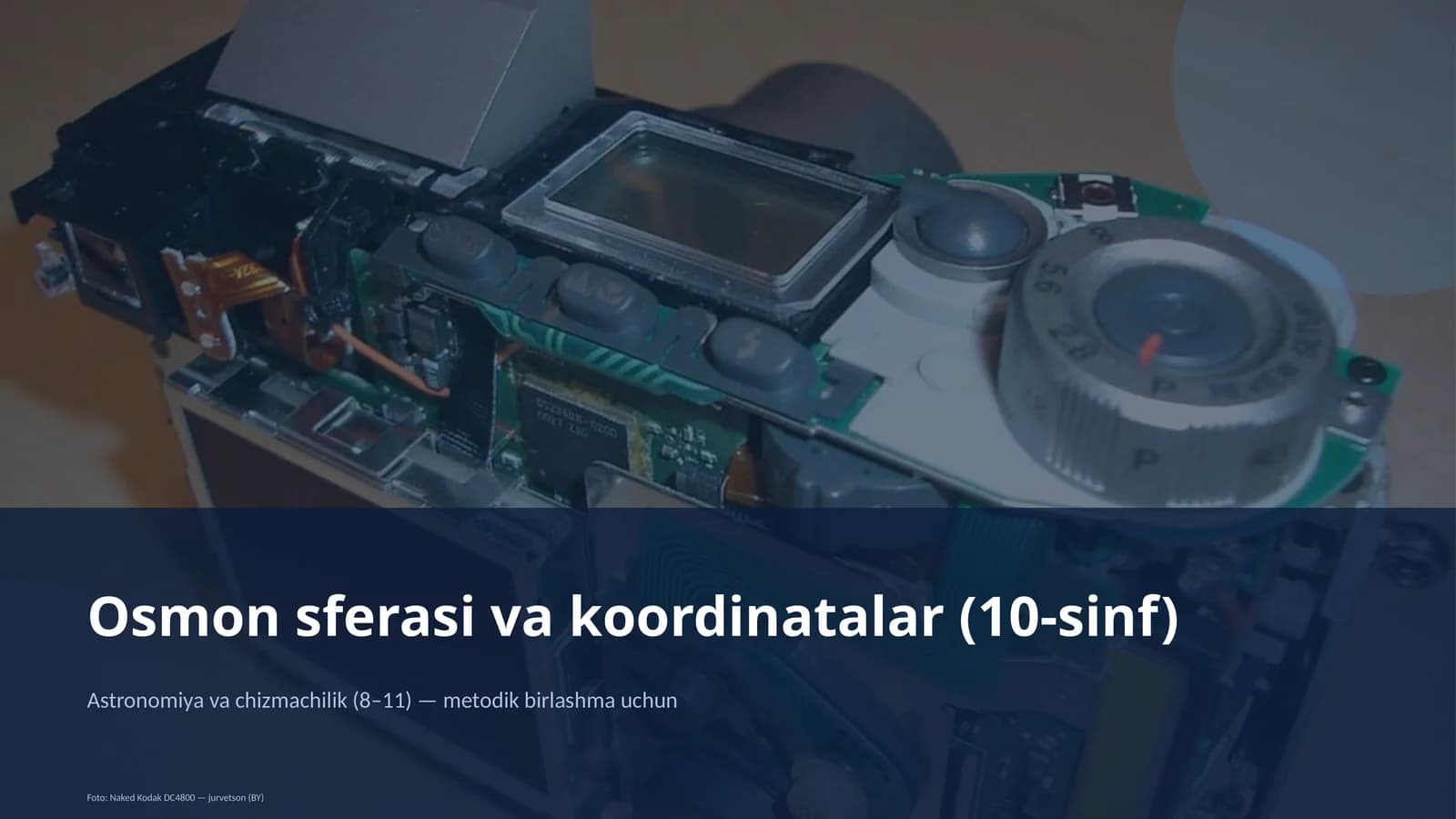 Osmon sferasi va koordinatalar (10-sinf)