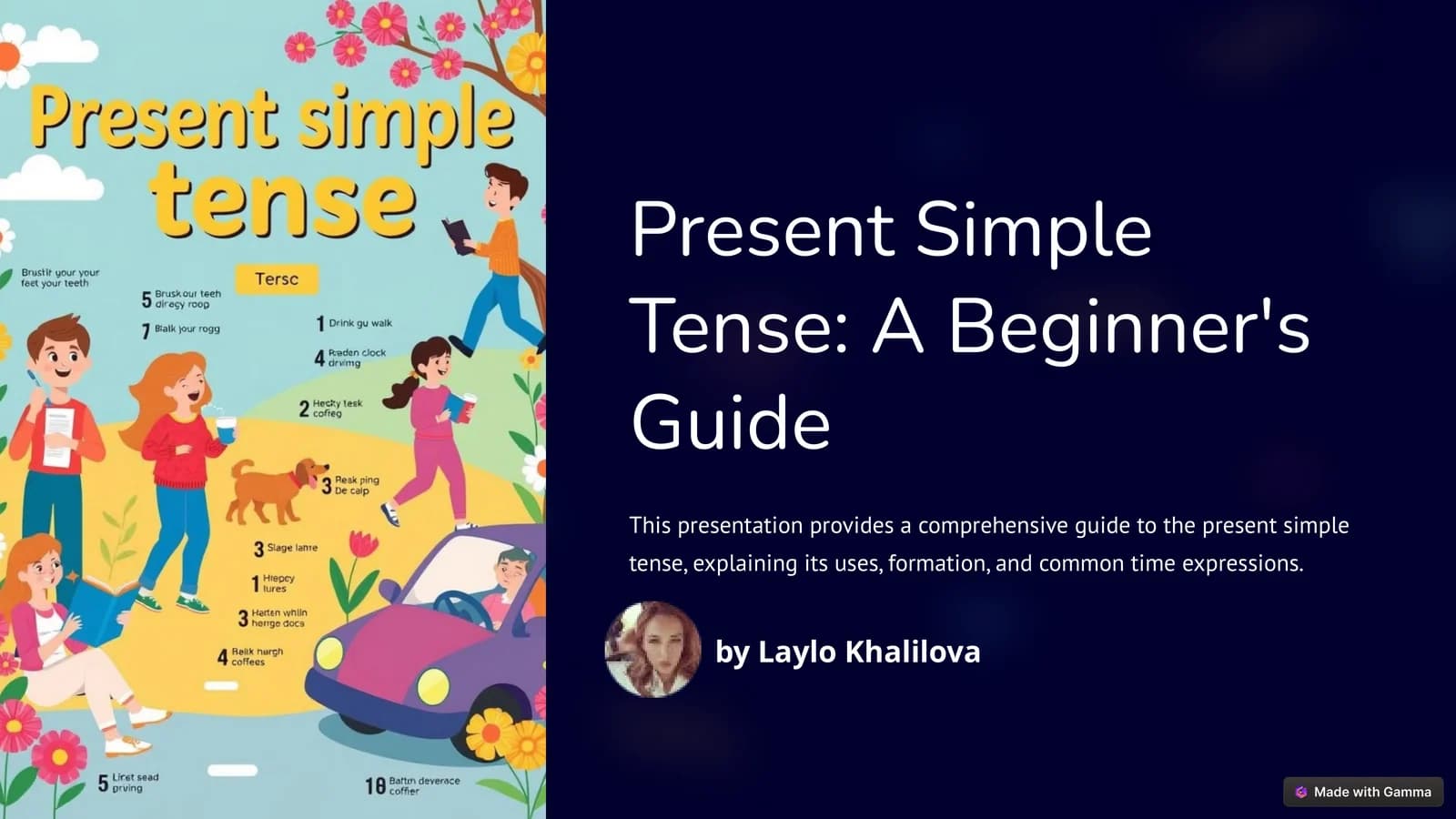Present Simple Tense: A Beginner's Guide
