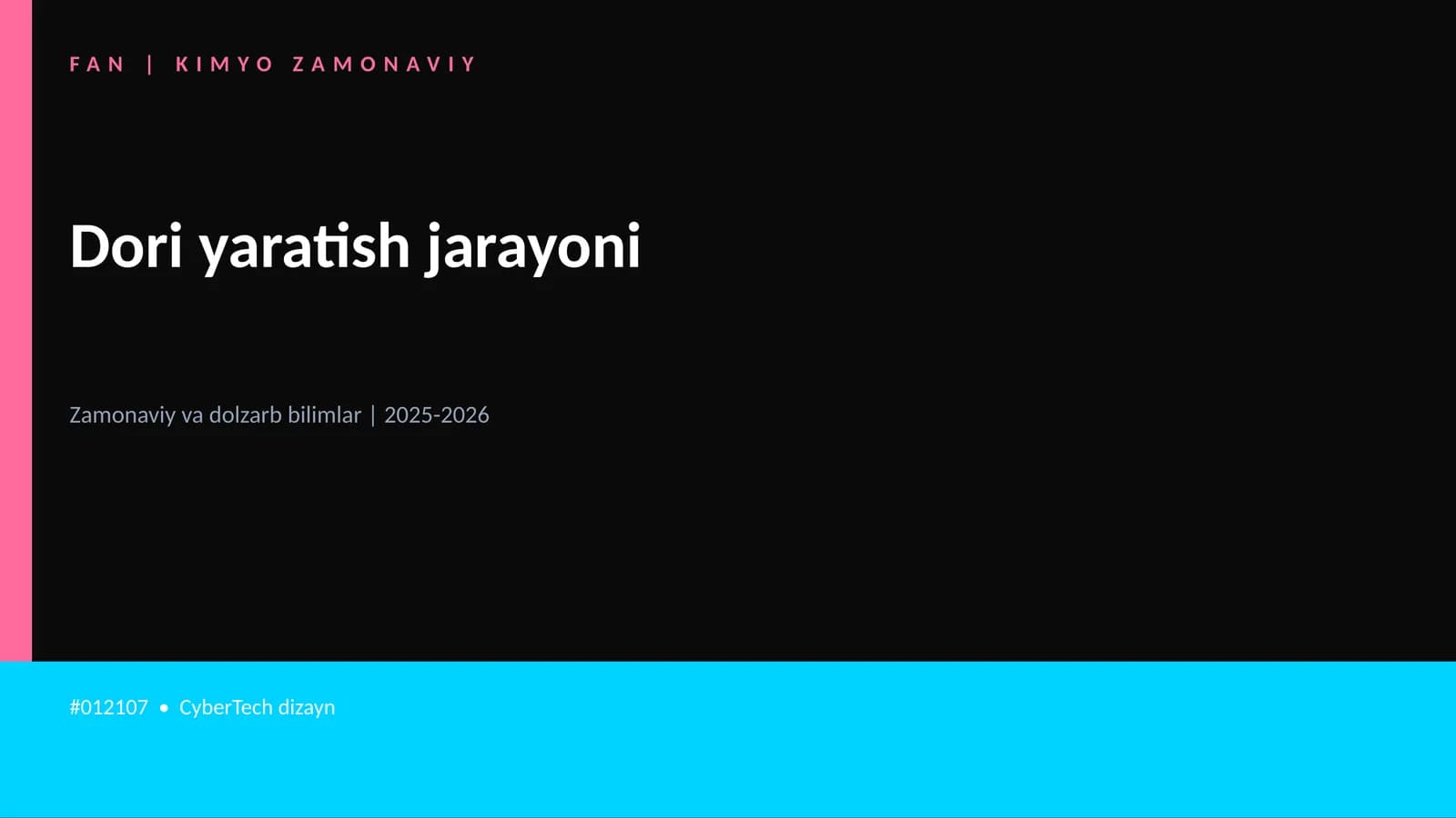 Dori yaratish jarayoni