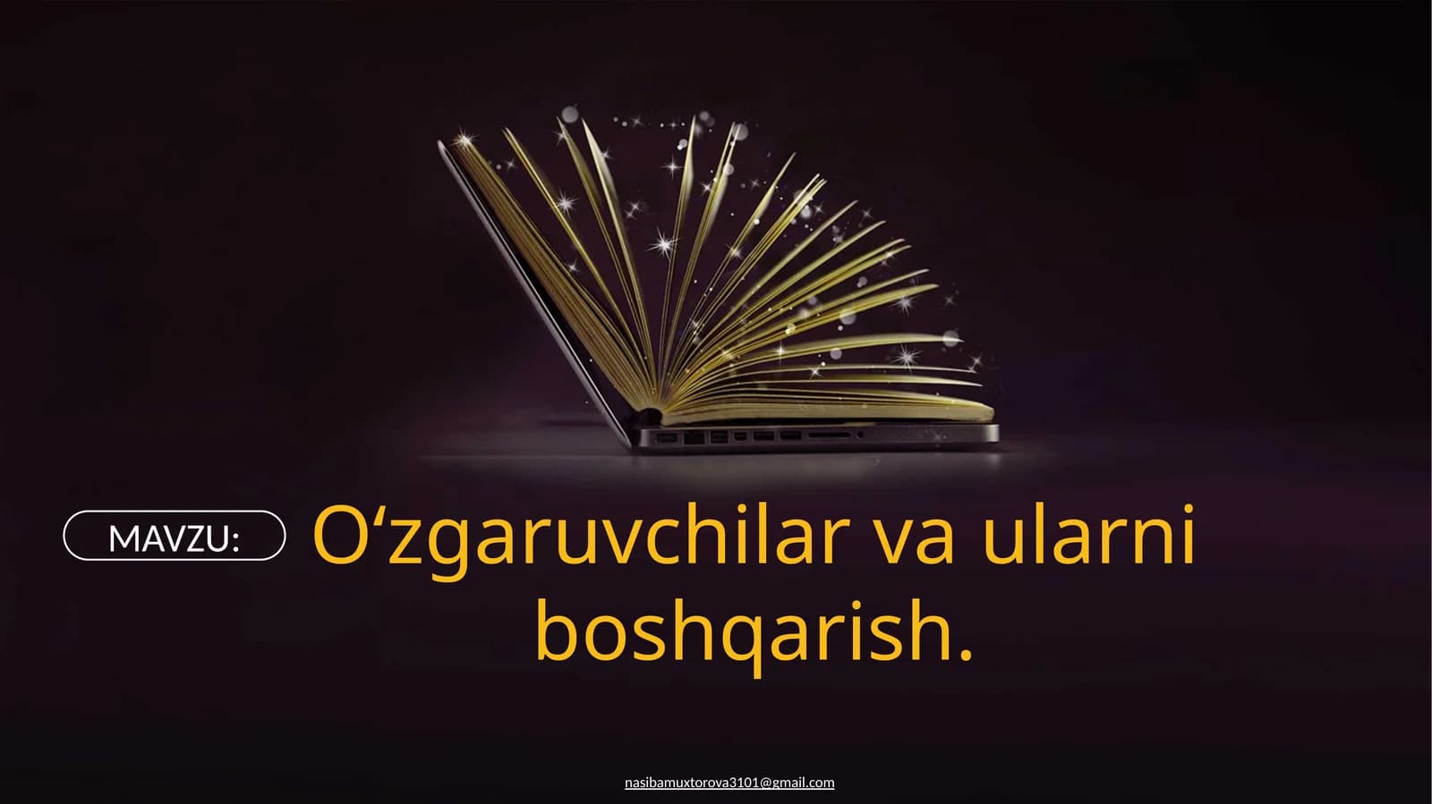 ASOSIY TUSHUNCHALAR VIDEOLARDA