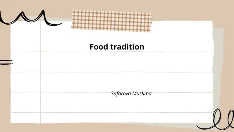 Food tradition