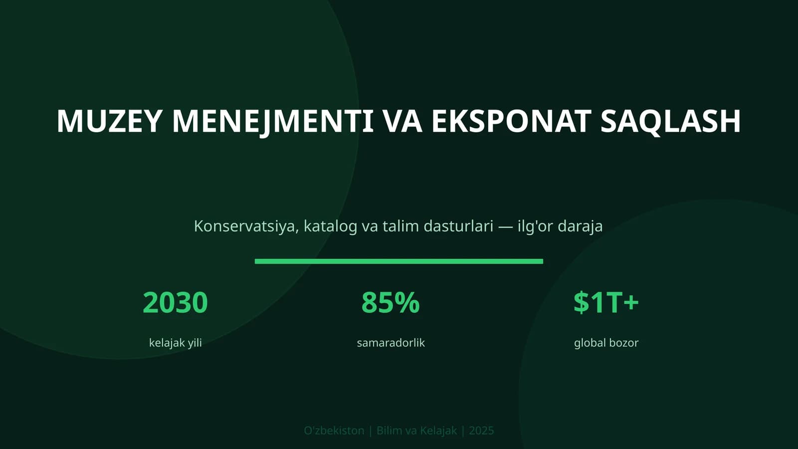 Muzey Menejmenti va Ekspozat Saqlash