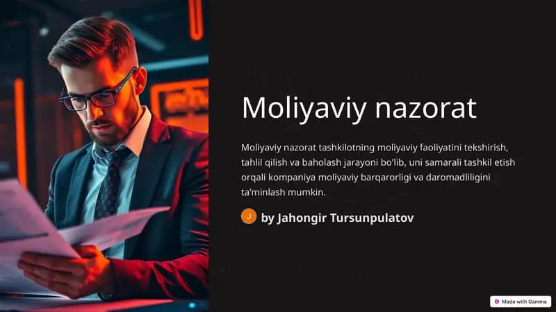 Moliyaviy nazorat