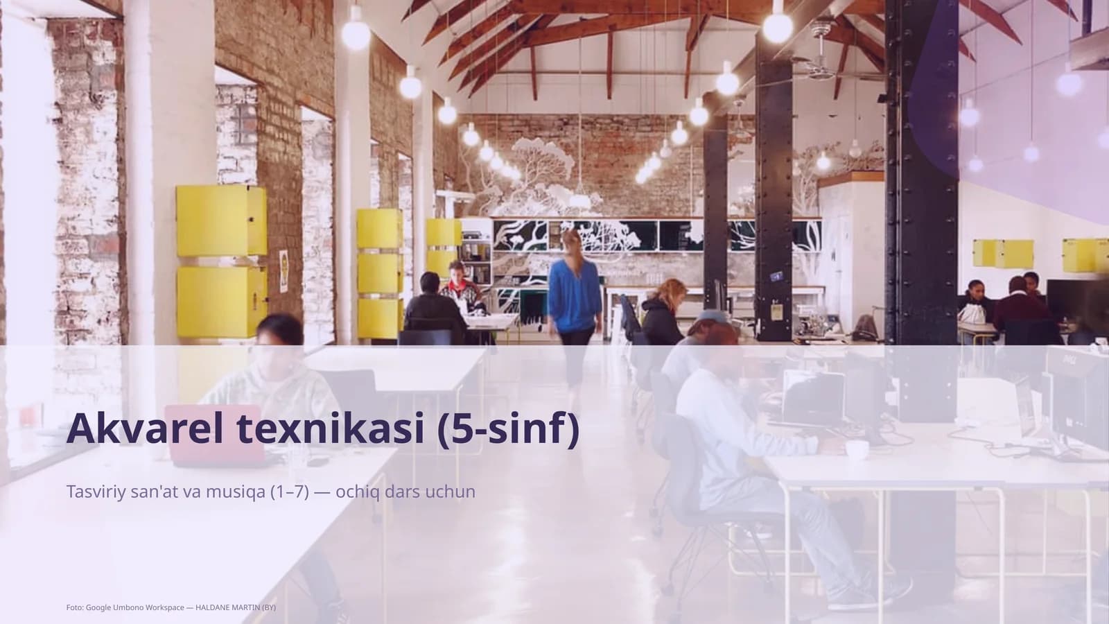 Akvarel texnikasi (5-sinf)