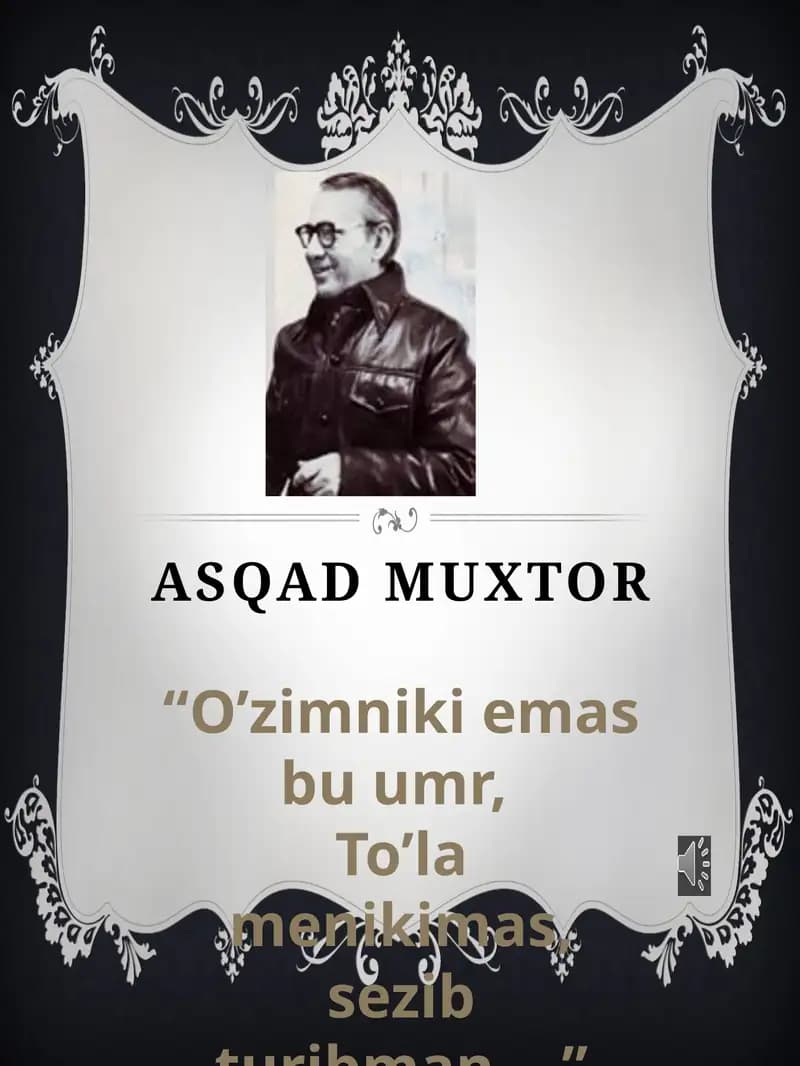 Asqad Muxtor