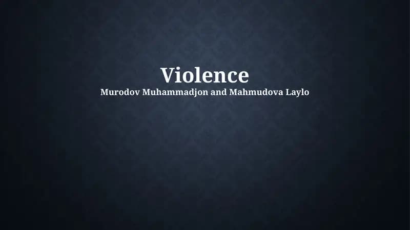 Violence