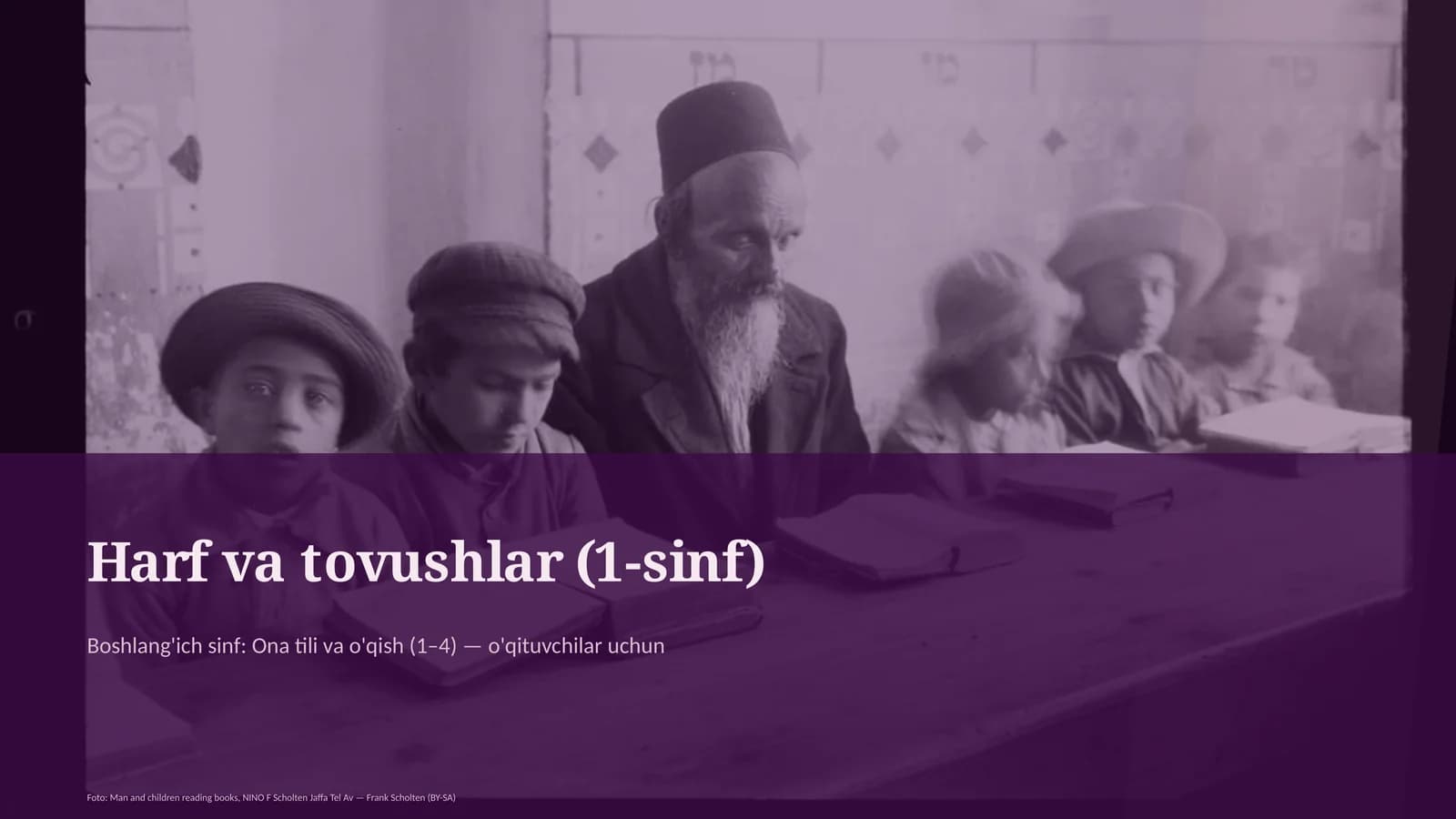 Harf va tovushlar (1-sinf)