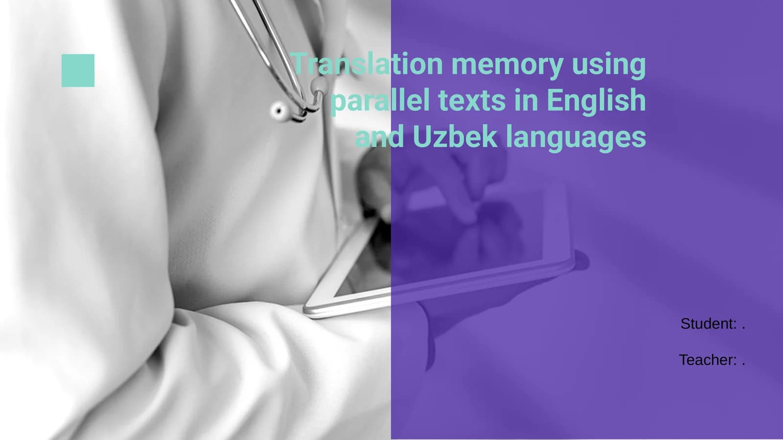 Parallel Texts in English and Uzbek
