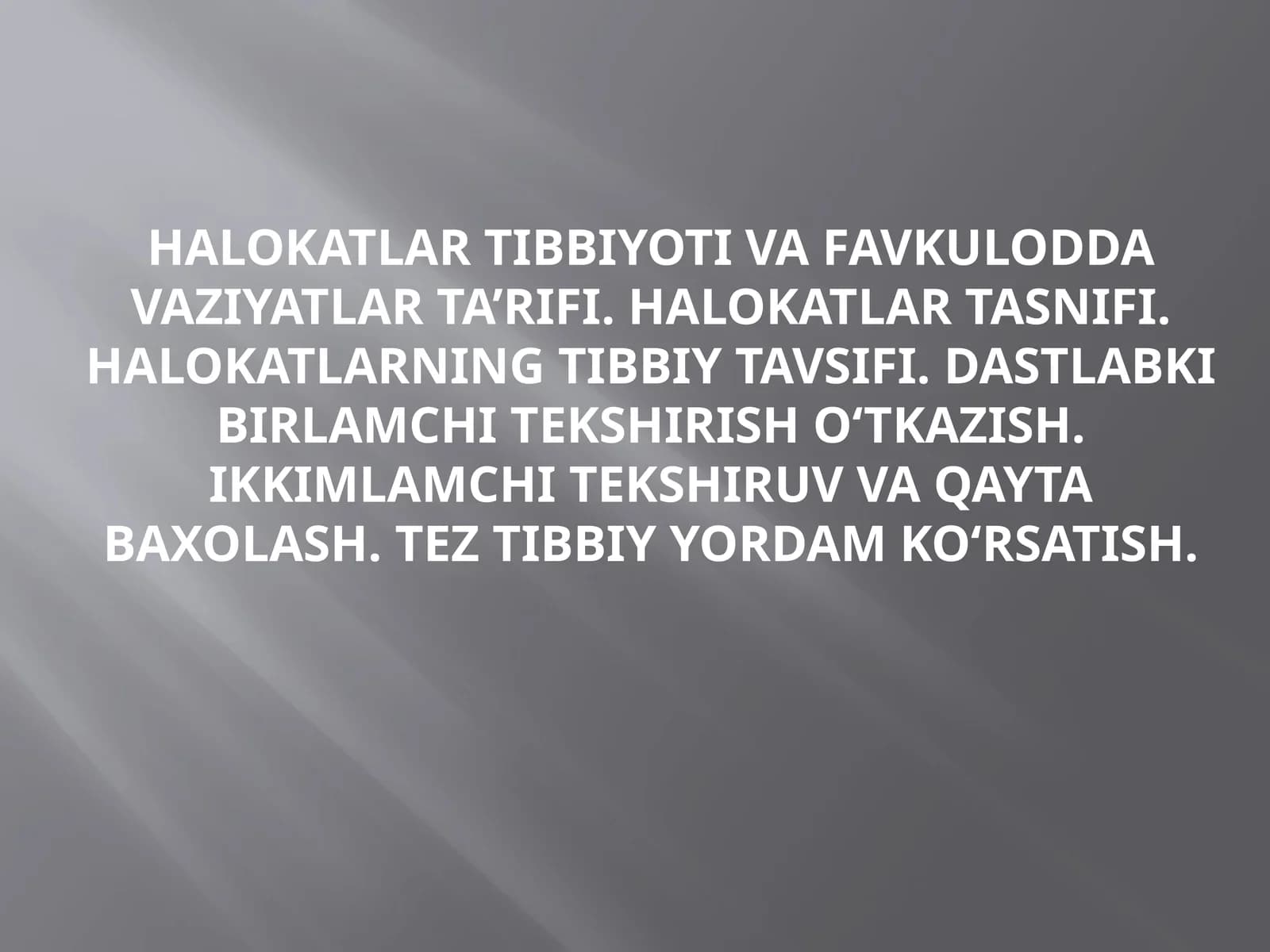 Halokatlartibbiyoti