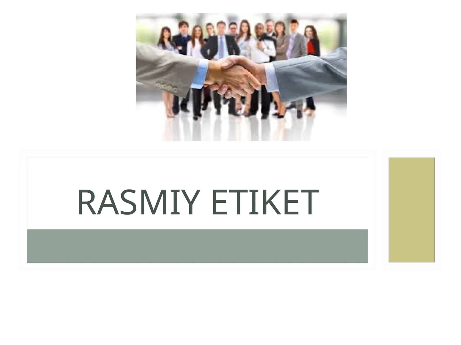 Rasmiy Etiket