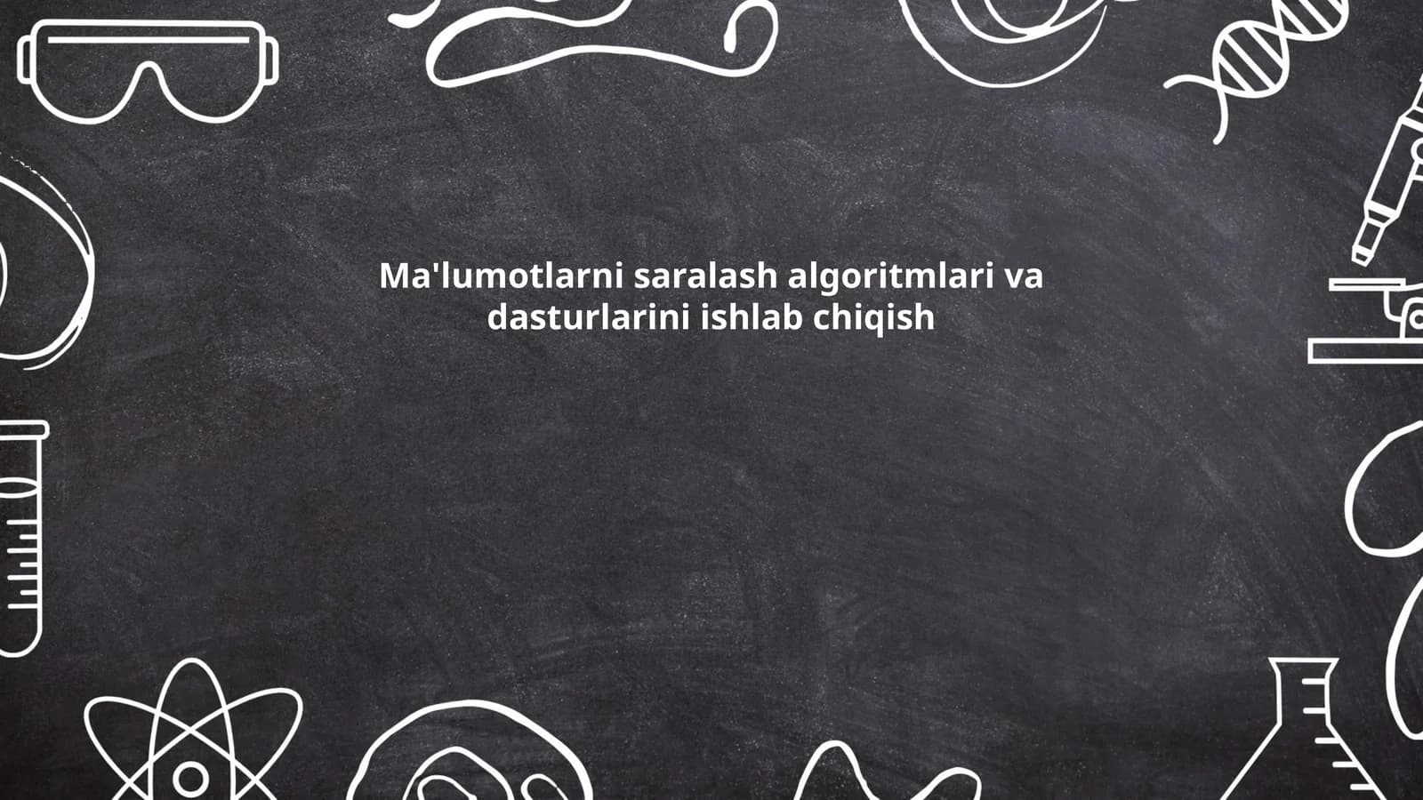 Bubble sort algoritmi va uning xususiyatlari