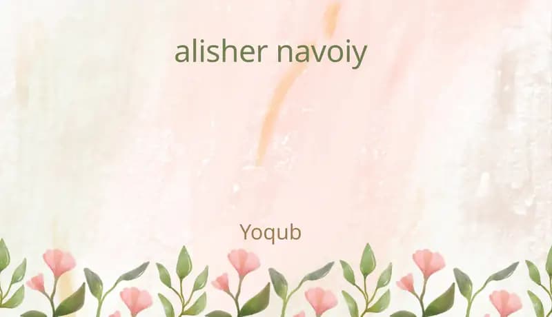 Alisher Navoiy