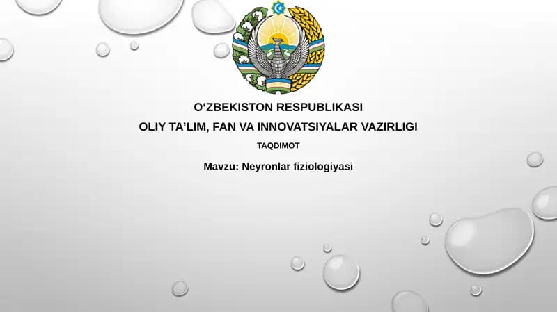 Neyronlarfiziologiyasi