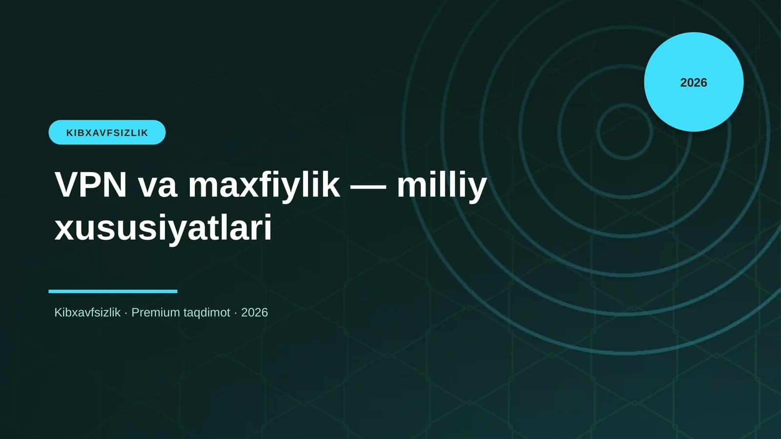 VPN va maxfiylik — milliy xususiyatlari