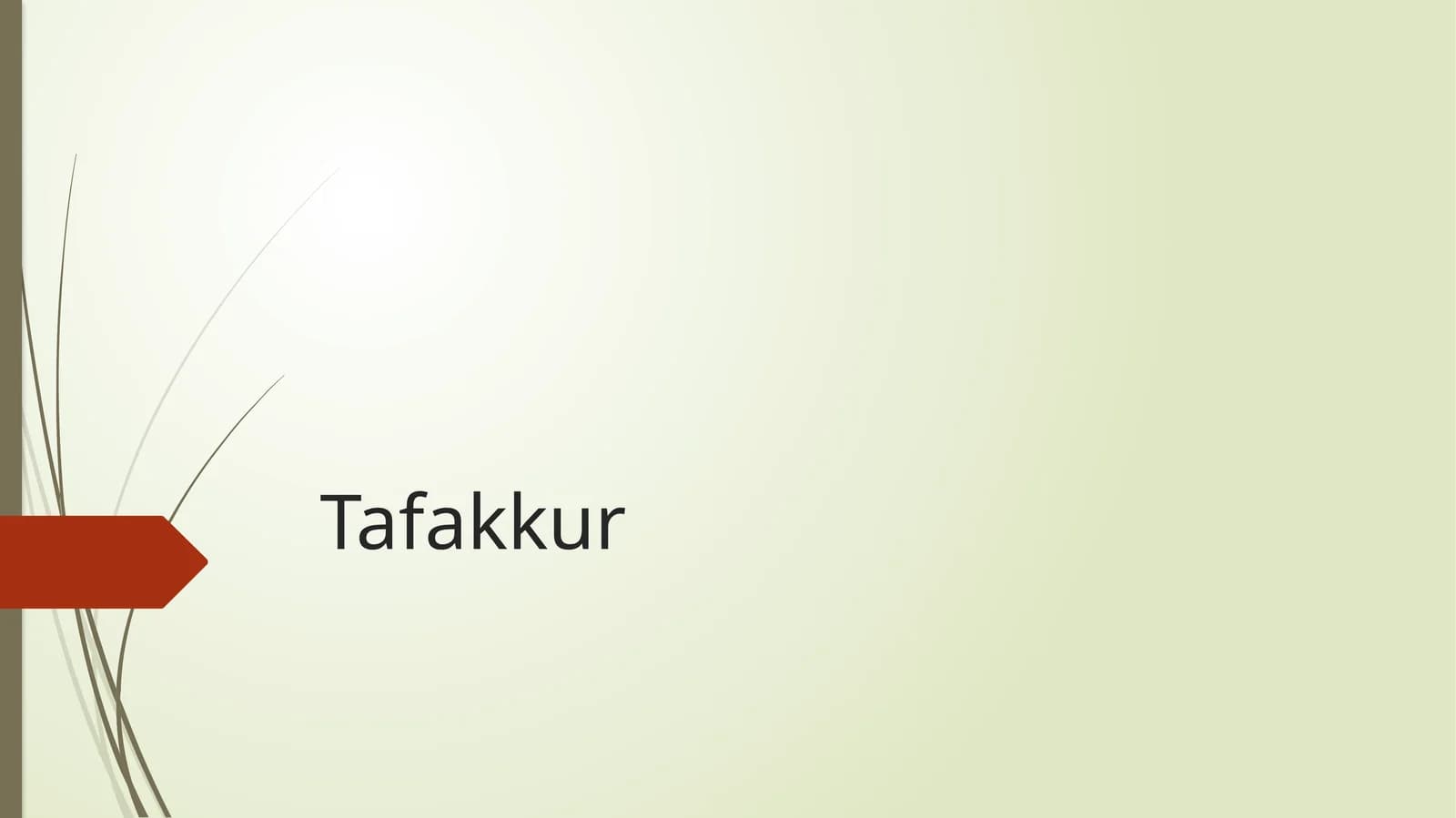 Tafakkur