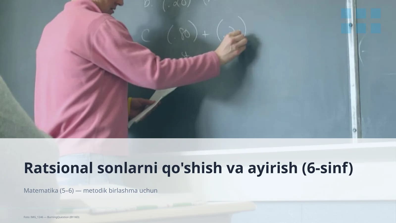 Ratsional sonlarni qo'shish va ayirish (6-sinf)