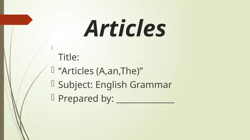 Articles