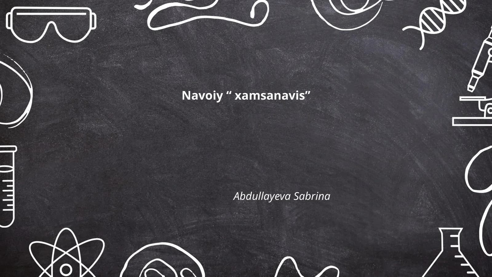 Navoiy “ xamsanavis”