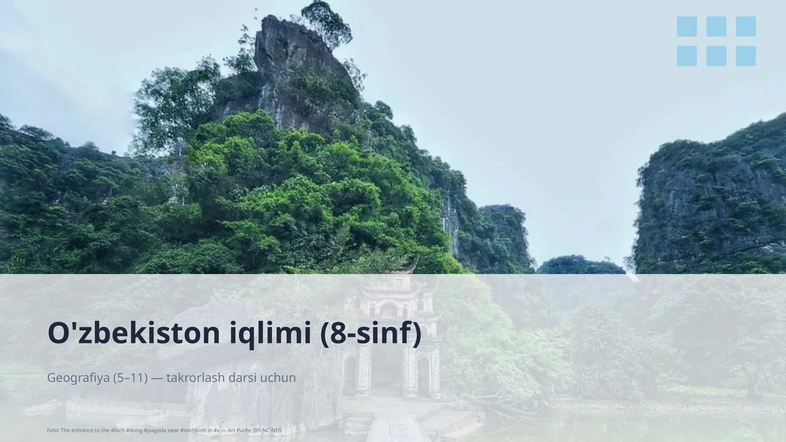 O'zbekiston iqlimi (8-sinf)